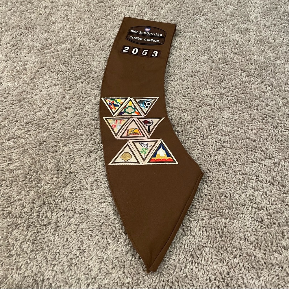 Girl Scouts of America satchel brown
